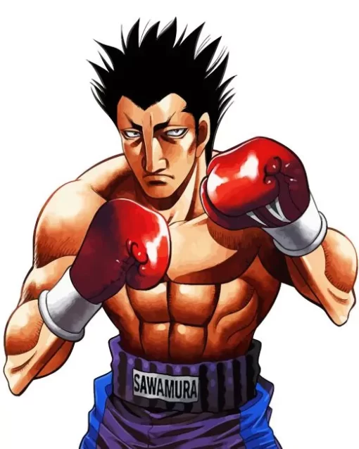 Ryuhei Sawamura Hajime No Ippo Diamond With Numbers