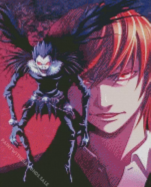 Ryuk And Light Yagami Death Note Diamond Dotz