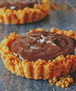 Salted Caramel Chocolate Tarts Diamond Painting