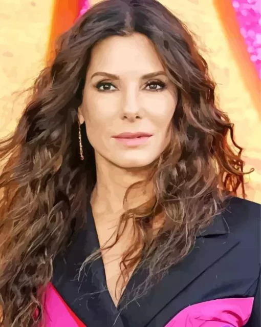 Sandra Bullock Diamond Painting