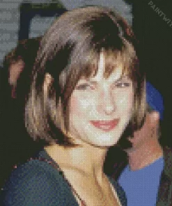 Sandra Bullock In Short Hair Diamond Painting