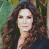 Sandra Bullock With Curly Hair Diamond Painting