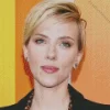 Scarlett Johansson In Short Hair Diamond Painting