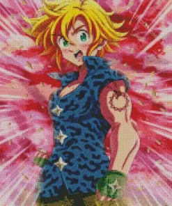 Seven Deadly Sins Meliodas Character Diamond Paintings