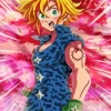 Seven Deadly Sins Meliodas Character Diamond With Numbers