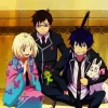 Shiemi With Yukio Okumura And Rin Diamond Dotz