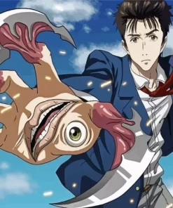 Shinichi Izumi Parasyte Diamond With Numbers