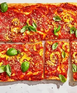 Sicilian Pizza Diamond Painting