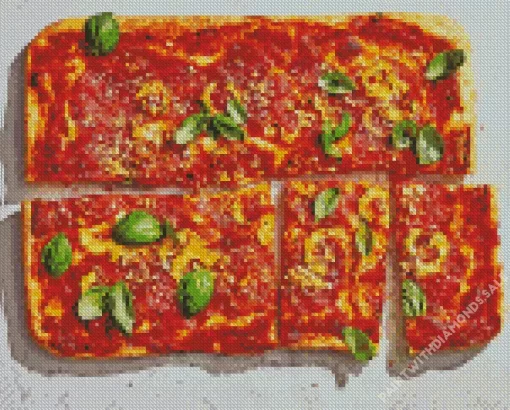 Sicilian Pizza Diamond Painting