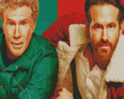 Spirited Ryan Reynolds Diamond Painting