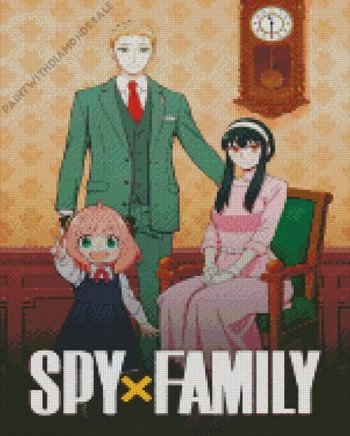 Spy x Family Anime Serie Diamonds By Numbers