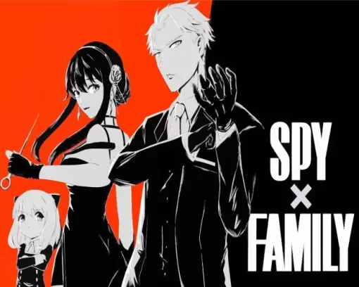 Spy x Family Illustration Poster Diamond Paints