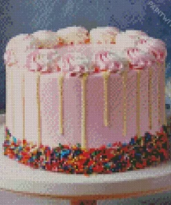 Strawberry Cake Diamond Painting