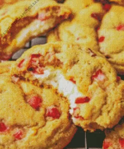 Strawberry Cheesecake Cookies Diamond Painting