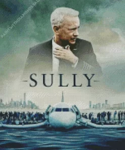 Sully Miracle On The Hudson Tom Hanks Diamond Painting