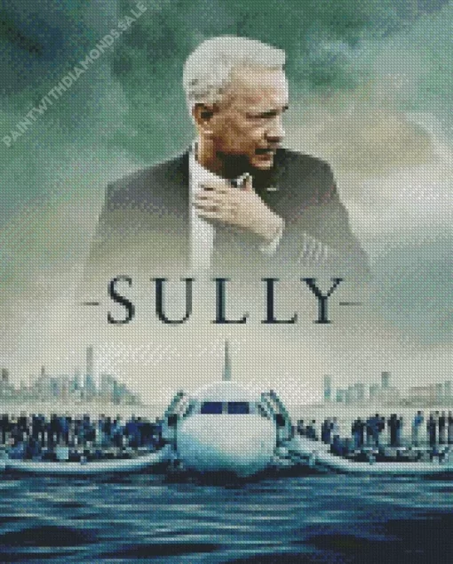 Sully Miracle On The Hudson Tom Hanks Diamond Painting