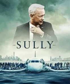 Sully Miracle On The Hudson Tom Hanks Diamond Painting