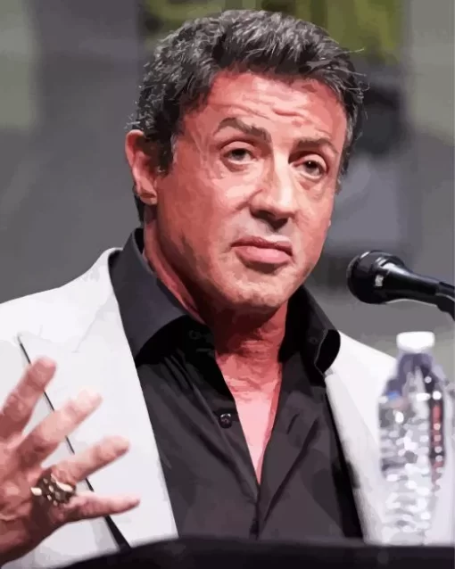 Sylvester Stallone Actor Art Diamond Painting