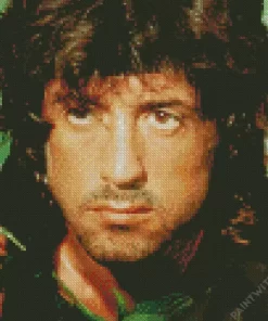 Sylvester Stallone As John Rambo Diamond Painting