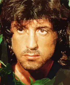 Sylvester Stallone As John Rambo Diamond Painting