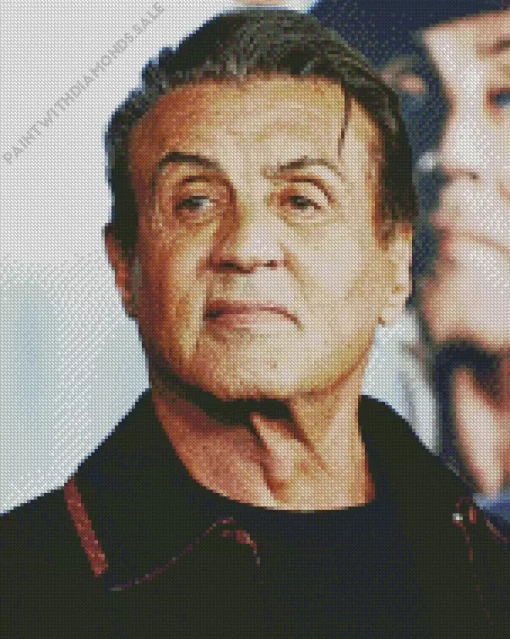 Sylvester_Stallone Celebrity Diamond Painting