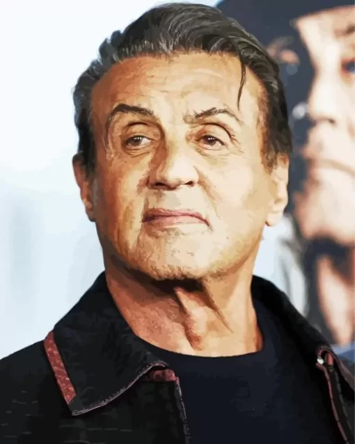 Sylvester_Stallone Celebrity Diamond Painting