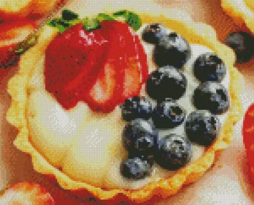 Tarts With Pastry Cream Diamond Painting