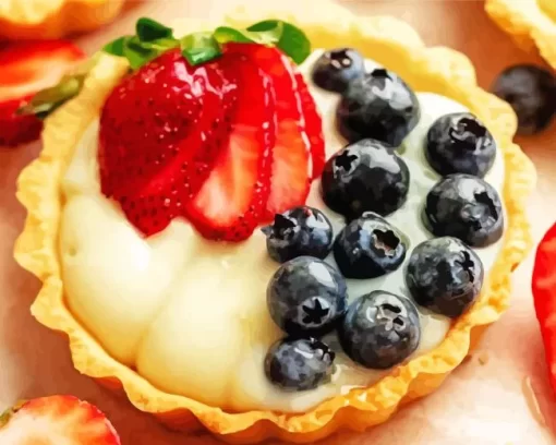 Tarts With Pastry Cream Diamond Painting