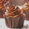 Tasty Chocolate Cupcakes Diamond Painting