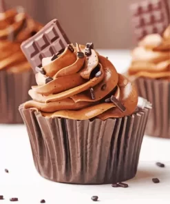 Tasty Chocolate Cupcakes Diamond Painting