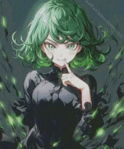 Tatsumaki One Punch Man Anime Diamond With Numbers