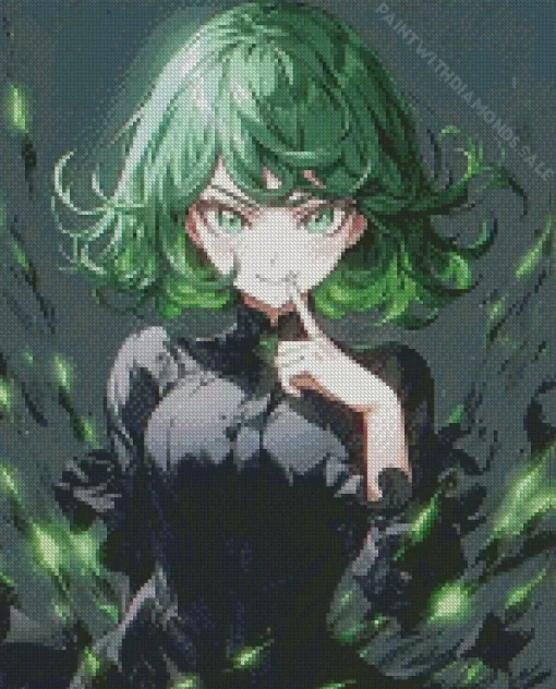 Tatsumaki One Punch Man Anime Diamond With Numbers