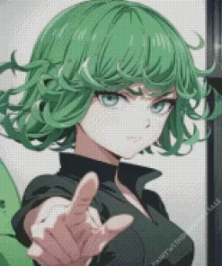 Tatsumaki One Punch Man8 Diamond With Numbers