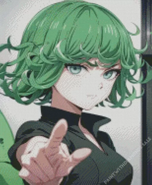 Tatsumaki One Punch Man8 Diamond With Numbers