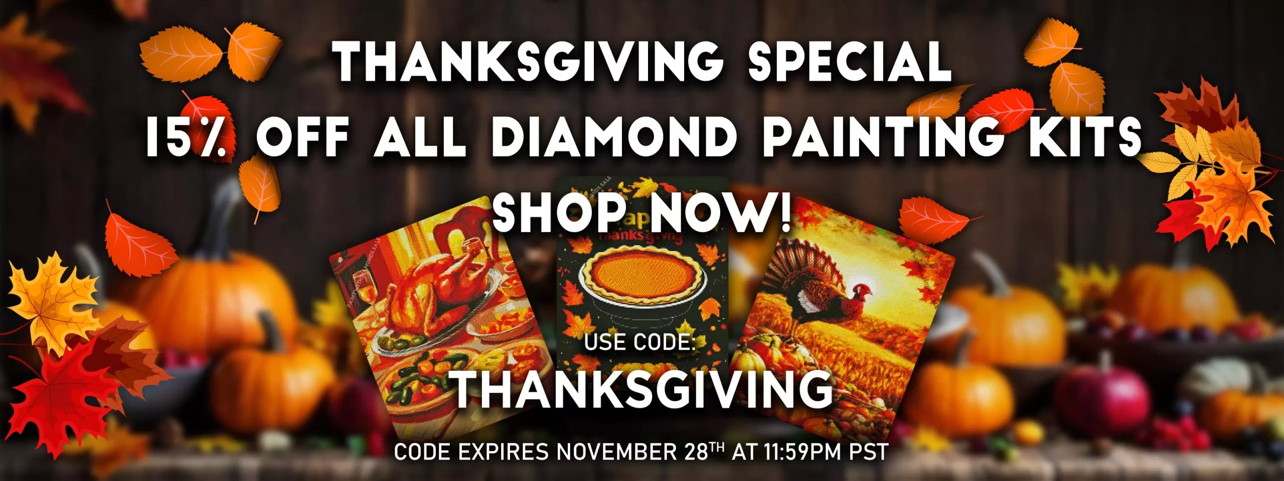 Thanks giving diamond painting