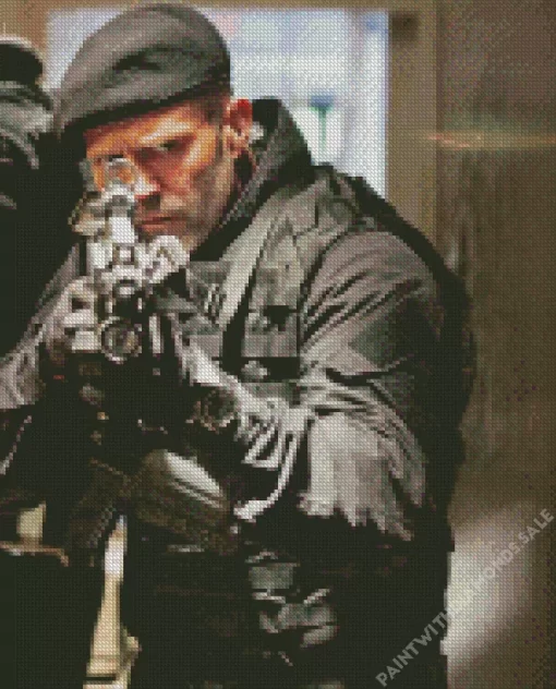 The Expendables 3 Jason Statham Diamond Painting