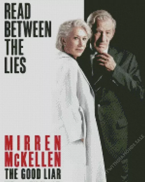 The Good Liar Helen Mirren Poster Diamond Painting