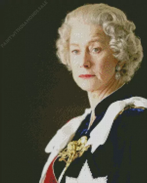 The Queen Helen Mirren Diamond Painting