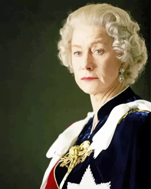 The Queen Helen Mirren Diamond Painting