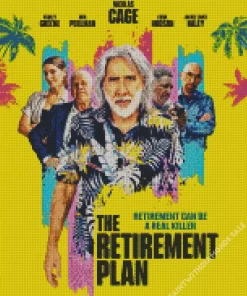 The Retirement Plan Nicolas Cage Diamond Painting