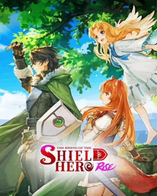 The Rising Of The Shield Hero Diamond With Numbers