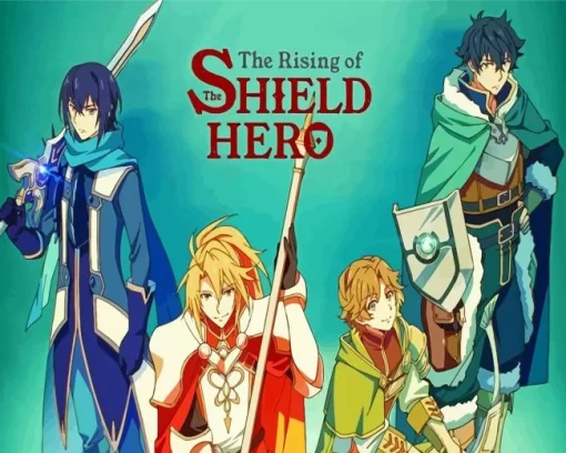 The Rising Of The Shield Hero Manga Poster Diamond With Numbers