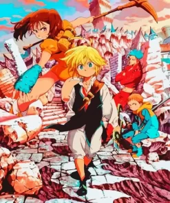 The Seven Deadly Sins Manga Serie Diamond With Numbers