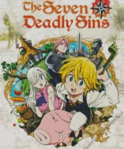 The Seven Deadly Sins Poster Diamond Paintings