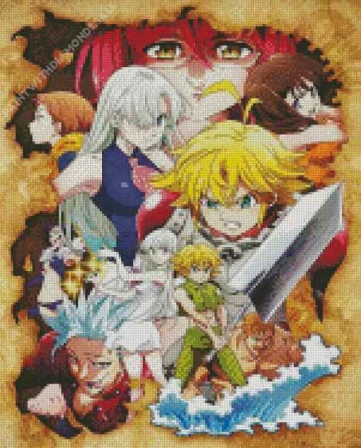 The Seven Deadly Sins Diamond Paintings