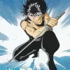 The Swordsman Hiei Diamond With Numbers