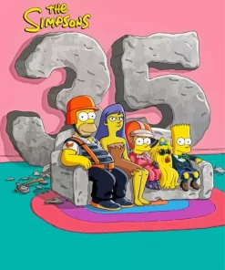 The Simpsons 35 Diamond Painting