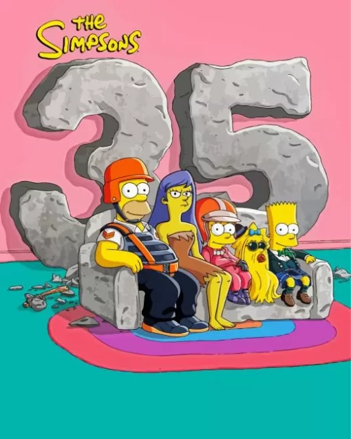 The Simpsons 35 Diamond Painting