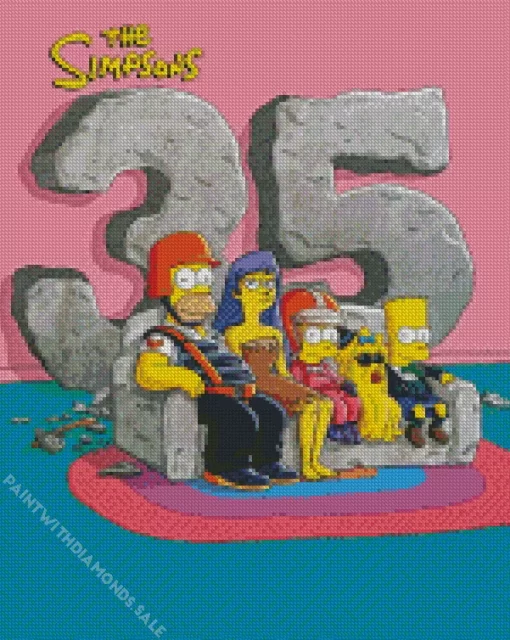 The Simpsons 35 Diamond Painting