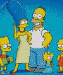 The Simpsons Characters Diamond Painting